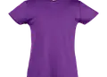 Άνετο κοριτσίστικο T-shirt από 100% βαμβάκι με εφαρμοστή γραμμή και λεπτή λαιμόκοψη. Ιδανικό για επαγγελματικές δραστηριότητες, με δυνατότητα εκτύπωσης λογοτύπου.