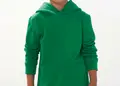 Παιδικό hoodie από βουρτσισμένο fleece, με τσέπη καγκουρό και κουκούλα. Ιδανικό για επαγγελματική χρήση με δυνατότητα εκτύπωσης λογοτύπου. Άνετο και στιλάτο.
