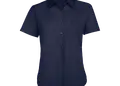 Γυναικείο κοντομάνικο πουκάμισο από ποπλίνα, 65% πολυέστερ και 35% βαμβάκι, με τσέπη και κουμπιά. Ιδανικό για επαγγελματική χρήση με δυνατότητα εκτύπωσης λογοτύπου.