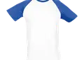 Δίχρωμο ανδρικό T-shirt από 100% βαμβάκι, με κοντά ρεγκλάν μανίκια. Ιδανικό για επαγγελματική χρήση, διαθέτει δυνατότητα εκτύπωσης λογοτύπου ή μηνύματος.