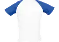 Δίχρωμο ανδρικό T-shirt από 100% βαμβάκι, με κοντά ρεγκλάν μανίκια. Ιδανικό για επαγγελματική χρήση, διαθέτει δυνατότητα εκτύπωσης λογοτύπου ή μηνύματος.