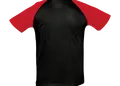 Δίχρωμο ανδρικό T-shirt από 100% βαμβάκι, με κοντά ρεγκλάν μανίκια. Ιδανικό για επαγγελματική χρήση, διαθέτει δυνατότητα εκτύπωσης λογοτύπου ή μηνύματος.