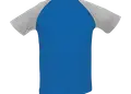 Δίχρωμο ανδρικό T-shirt από 100% βαμβάκι, με κοντά ρεγκλάν μανίκια. Ιδανικό για επαγγελματική χρήση, διαθέτει δυνατότητα εκτύπωσης λογοτύπου ή μηνύματος.