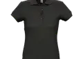 Γυναικείο πόλο πικέ από 100% βαμβάκι, με κοντά μανίκια και 4 κουμπιά. Ιδανικό για επαγγελματική χρήση, διαθέτει επιλογές εκτύπωσης λογοτύπου.