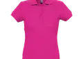 Γυναικείο πόλο πικέ από 100% βαμβάκι, με κοντά μανίκια και 4 κουμπιά. Ιδανικό για επαγγελματική χρήση, διαθέτει επιλογές εκτύπωσης λογοτύπου.