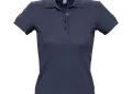 Γυναικείο πόλο πικέ 100% βαμβάκι με κοντά μανίκια και 4 κουμπιά. Ιδανικό για επαγγελματική χρήση, με δυνατότητα εκτύπωσης λογότυπου. Διατίθεται σε διάφορα χρώματα.