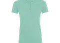 Γυναικείο πόλο από 95% βαμβάκι και 5% ελαστάν, με 5 κουμπιά και ριπ γιακά. Ιδανικό για γραφείο με δυνατότητα εκτύπωσης λογοτύπου για προσωπική προσαρμογή.