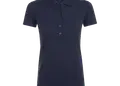 Γυναικείο πόλο από 95% βαμβάκι και 5% ελαστάν, με 5 κουμπιά και ριπ γιακά. Ιδανικό για γραφείο με δυνατότητα εκτύπωσης λογοτύπου για προσωπική προσαρμογή.