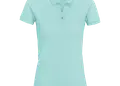 Γυναικείο πόλο από 100% οργανικό βαμβάκι, με κοντά μανίκια και 3 κουμπιά. Ιδανικό για επαγγελματική χρήση με δυνατότητα εκτύπωσης λογοτύπου.