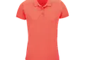 Γυναικείο πόλο από 100% οργανικό βαμβάκι, με κοντά μανίκια και 3 κουμπιά. Ιδανικό για επαγγελματική χρήση με δυνατότητα εκτύπωσης λογοτύπου.