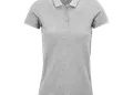 Γυναικείο πόλο από 100% οργανικό βαμβάκι, με κοντά μανίκια και 3 κουμπιά. Ιδανικό για επαγγελματική χρήση με δυνατότητα εκτύπωσης λογοτύπου.