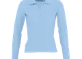 Γυναικείο πόλο πικέ με μακριά μανίκια, 4 κουμπιά και ριπ γιακά. Ιδανικό για επαγγελματική χρήση, με δυνατότητα εκτύπωσης λογοτύπου. Διαθέσιμο σε διάφορα χρώματα.