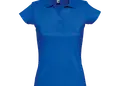 Γυναικείο πόλο 100% βαμβάκι με κοντά μανίκια, 3 κουμπιά και ελαστικό γιακά. Ιδανικό για επαγγελματική χρήση, με δυνατότητα εκτύπωσης λογοτύπου.
