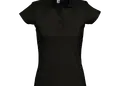 Γυναικείο πόλο 100% βαμβάκι με κοντά μανίκια, 3 κουμπιά και ελαστικό γιακά. Ιδανικό για επαγγελματική χρήση, με δυνατότητα εκτύπωσης λογοτύπου.