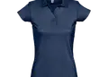 Γυναικείο πόλο 100% βαμβάκι με κοντά μανίκια, 3 κουμπιά και ελαστικό γιακά. Ιδανικό για επαγγελματική χρήση, με δυνατότητα εκτύπωσης λογοτύπου.