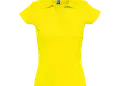 Γυναικείο πόλο 100% βαμβάκι με κοντά μανίκια, 3 κουμπιά και ελαστικό γιακά. Ιδανικό για επαγγελματική χρήση, με δυνατότητα εκτύπωσης λογοτύπου.
