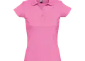 Γυναικείο πόλο 100% βαμβάκι με κοντά μανίκια, 3 κουμπιά και ελαστικό γιακά. Ιδανικό για επαγγελματική χρήση, με δυνατότητα εκτύπωσης λογοτύπου.