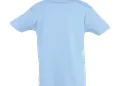 Παιδικό T-shirt 100% βαμβακιού με κοντά μανίκια και στρογγυλή λαιμόκοψη. Ιδανικό για σχολεία και παιδικούς σταθμούς, με δυνατότητα εκτύπωσης λογοτύπου.