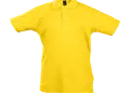 Παιδικό πόλο πικέ από 100% βαμβάκι, με κοντά μανίκια και πατιλέτα 3 κουμπιών. Ιδανικό για σχολικές ή επαγγελματικές δραστηριότητες, διαθέτει δυν. εκτύπωσης λογοτύπων.