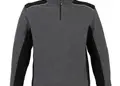Δίχρωμη fleece μπλούζα με ψηλό γιακά και φερμουάρ 1/4, διαθέτει 2 κρυφές τσέπες. Ιδανική για επαγγελματίες, με δυνατότητα εκτύπωσης λογοτύπου.