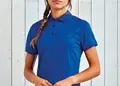 Γυναικείο πόλο πικέ Coolchecker® 100% πολυέστερ, με κοντά μανίκια και 3 κουμπιά. Ιδανικό για επαγγελματική χρήση με δυνατότητα εκτύπωσης λογοτύπου.