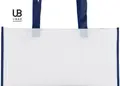 Τσάντα αγοράς με δίχρωμη σχεδίαση και μακριά χερούλια, κατασκευασμένη από 100% πολυπροπυλένιο. Ιδανική για επαγγελματική χρήση με δυνατότητα εκτύπωσης λογοτύπου.