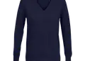 Μοντέρνο γυναικείο πουλόβερ V με 50% μαλλί merino και 50% ανακυκλωμένο πολυέστερ. Ιδανικό για επαγγελματική χρήση, διαθέτει δυνατότητα εκτύπωσης λογοτύπου.