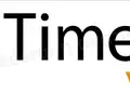 Αυτοκόλλητο TimeTo με χρυσό και μαύρο λογότυπο.