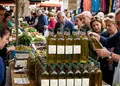 Ετικέτα προϊόντος ελαιολάδου, περιλαμβάνει στοιχεία αγοραπωλησίας.