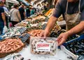 Ετικέτα Pescanova σε συσκευασία θαλασσινών με έμφαση στη φρεσκάδα